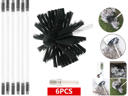 Chimney Cleaning Brush Kit