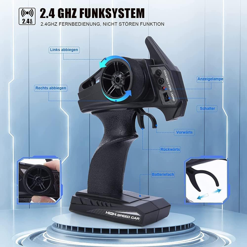 RC Car Remote Control  1:18 Scale