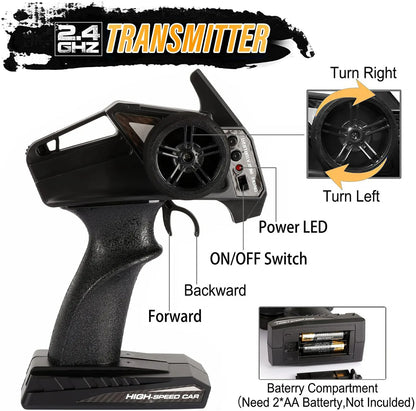 RC Car Remote Control  1:18 Scale