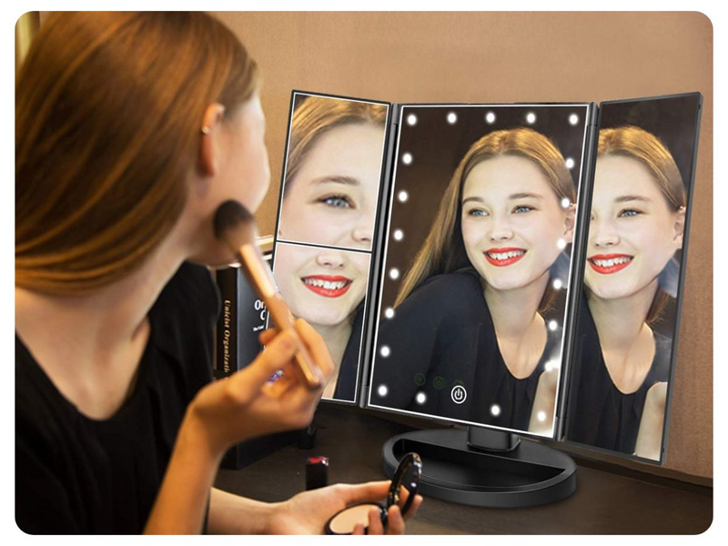 LED Makeup Mirror with Smart Touch Control