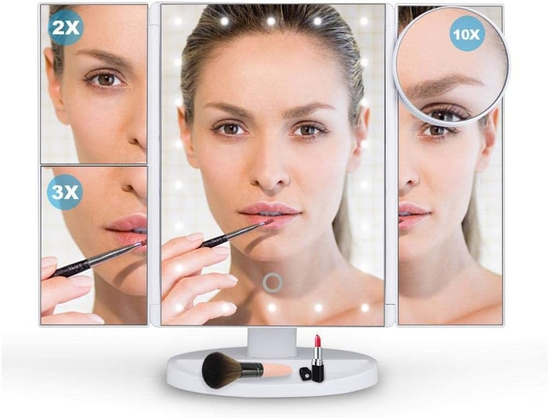LED Makeup Mirror with Smart Touch Control