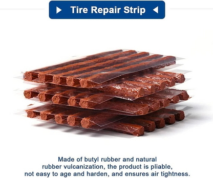 Tyre repair kit packed neatly for roadside emergencies