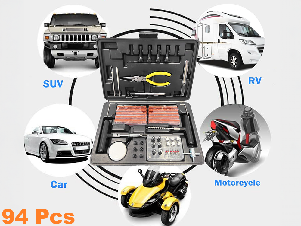 Tyre repair kit lubricant bottle for easy puncture repair