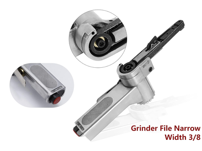 Air Belt Sander with Sanding Belts (Pneumatic Tool)