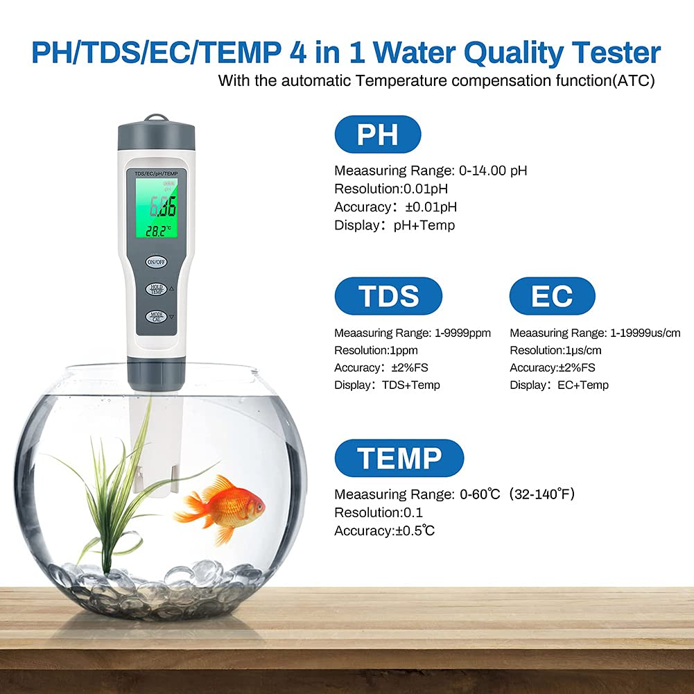 Digital pH Meter - TDS Tester