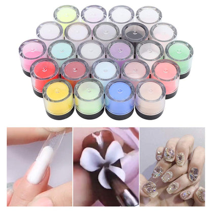 Nail dip powder kit packaging box for easy storage