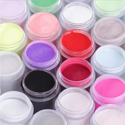 Nail dip powder kit with fast-drying resin powder
