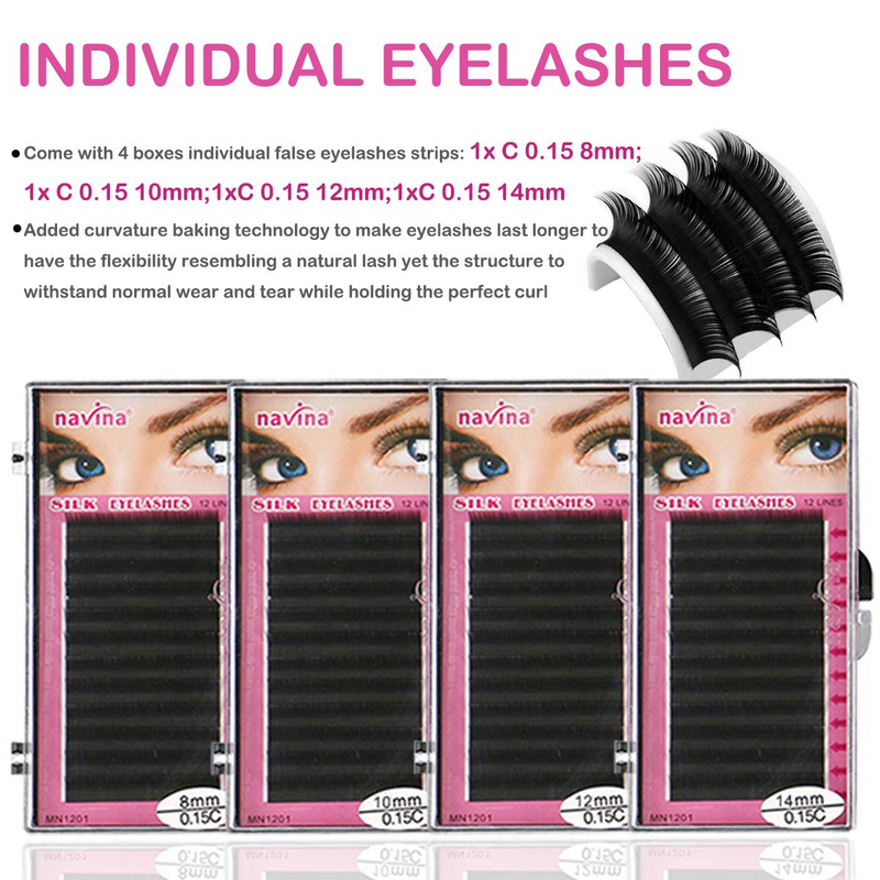 Lash Extensions Kit 12 Pcs