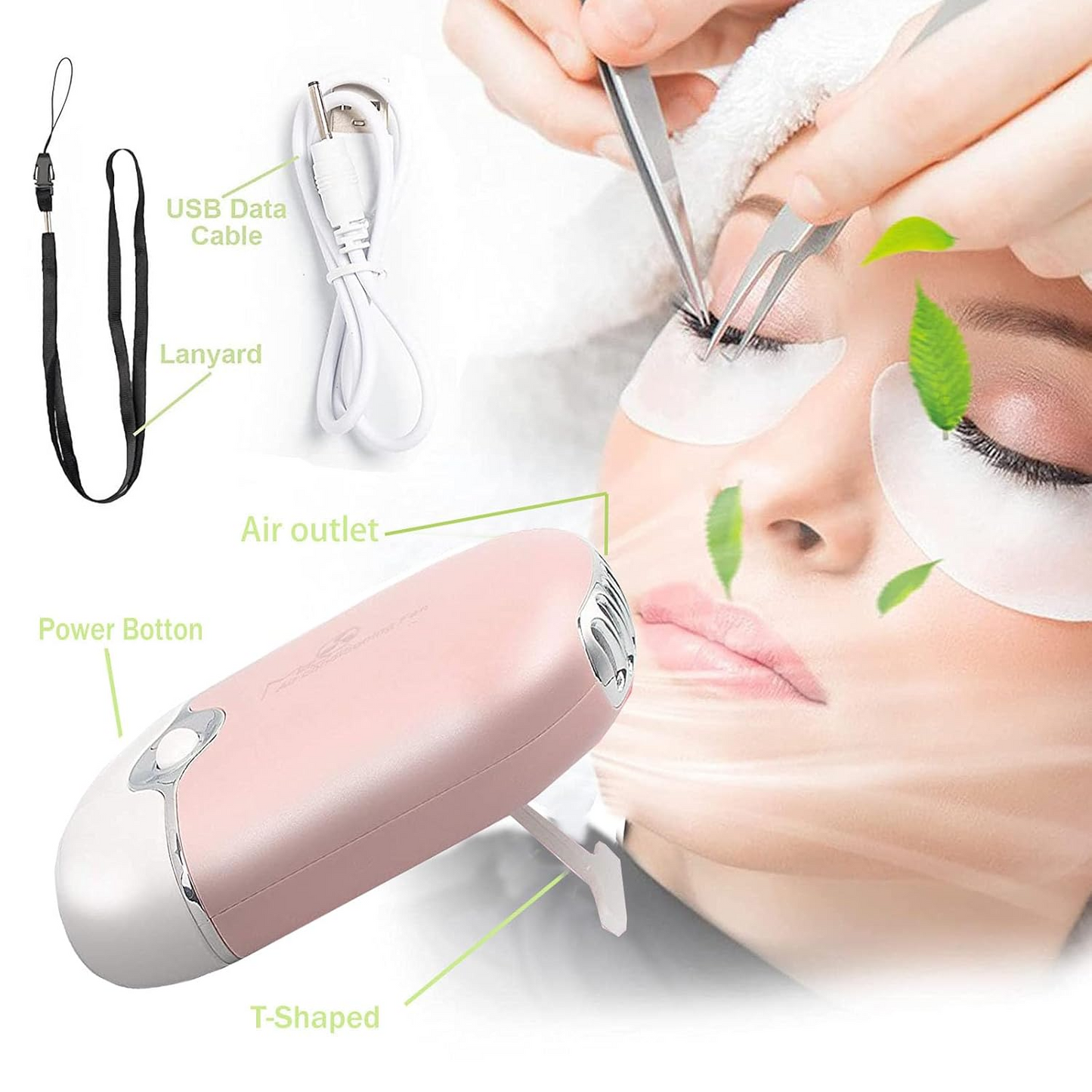 Lash extensions kit five-point positioning eye sticker shown