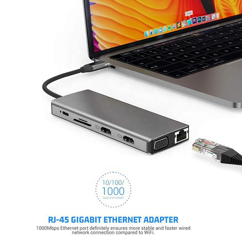 12-in-1 USB C Universal Docking Station