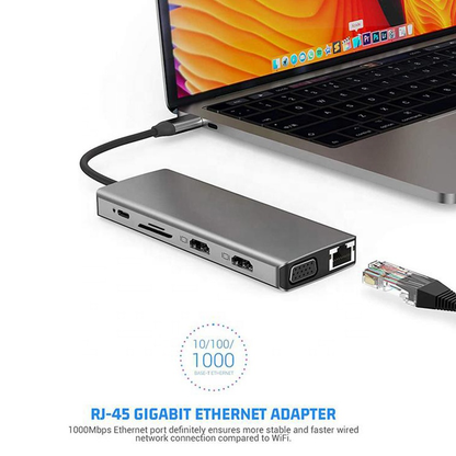 12-in-1 USB C Universal Docking Station