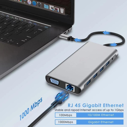 12-in-1 USB C Universal Docking Station