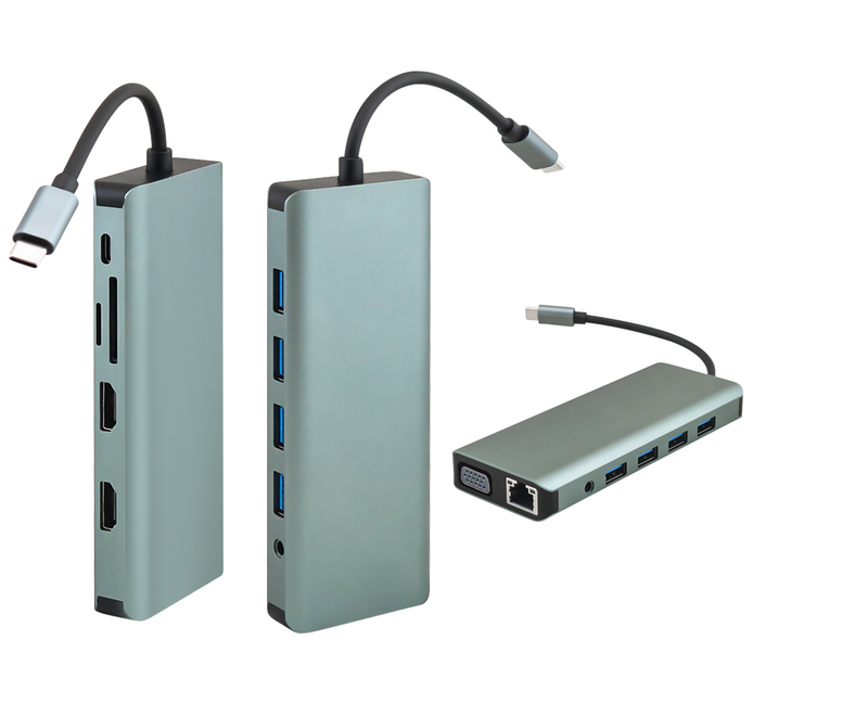 12-in-1 USB C Universal Docking Station