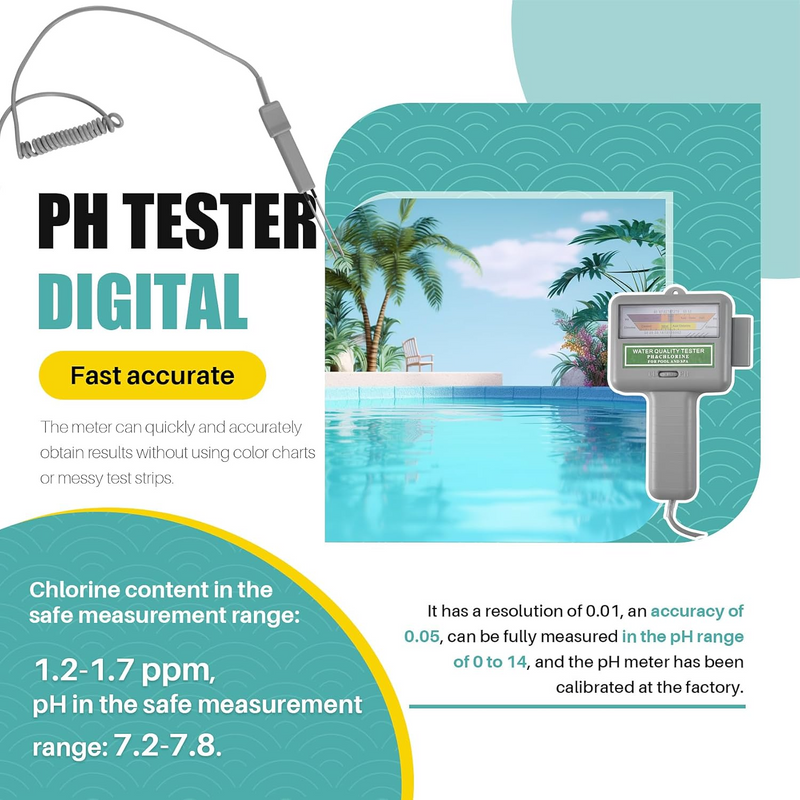 PH Meter Chlorine Tester