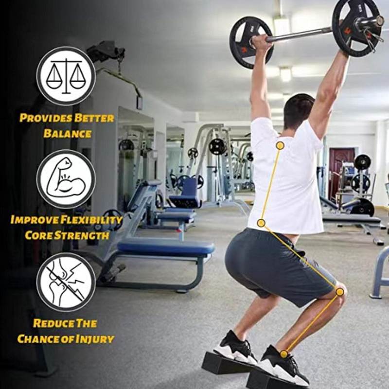 2 Pcs Squat Wedge Heel Ramp