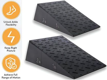 2 Pcs Squat Wedge Heel Ramp