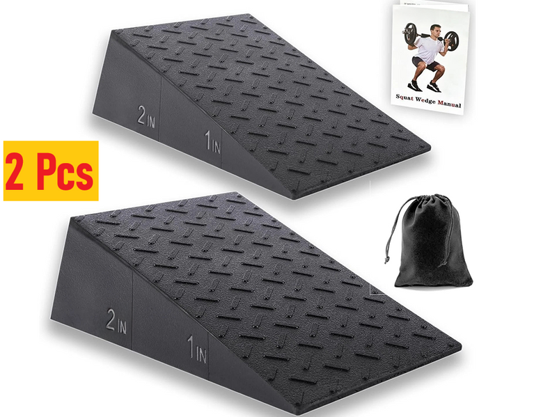 2 Pcs Squat Wedge Heel Ramp
