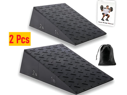2 Pcs Squat Wedge Heel Ramp