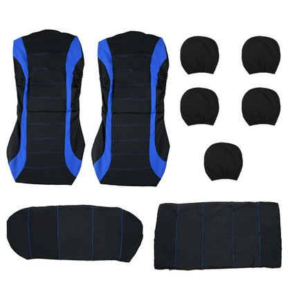 Car seat covers set universal easy to install on car seats