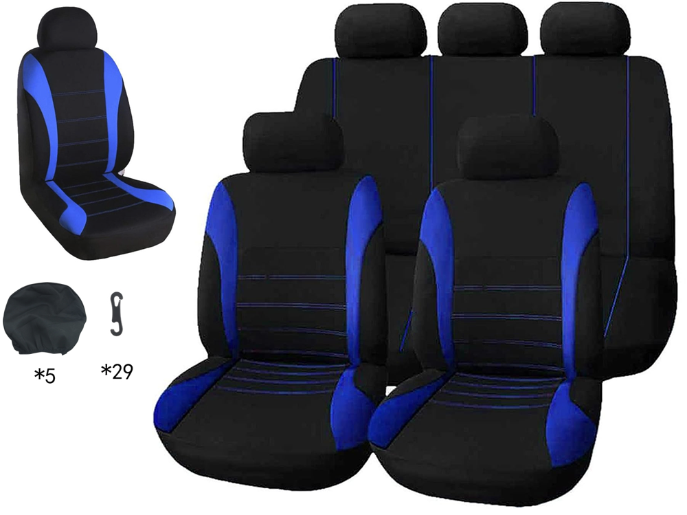 Car seat covers set universal easy to install on car seats