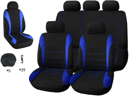 Car seat covers set universal easy to install on car seats