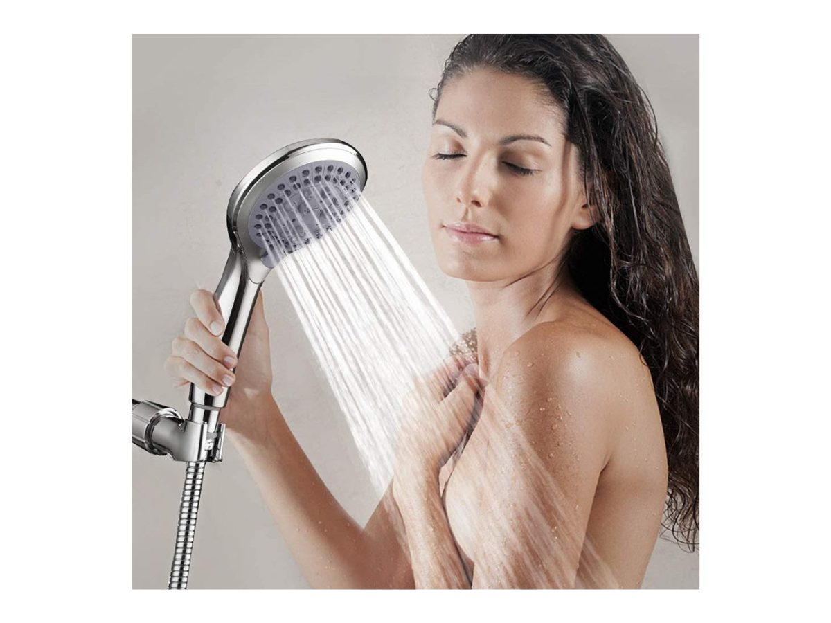 Hand shower set installed in a modern NZ bathroom