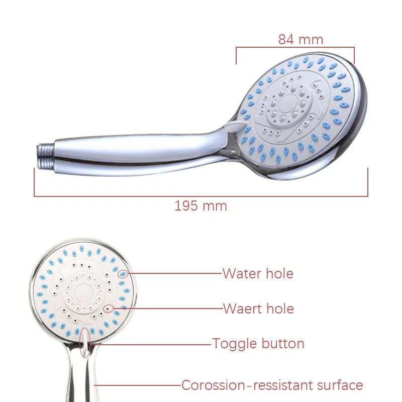 Hand shower set installed in a modern NZ bathroom