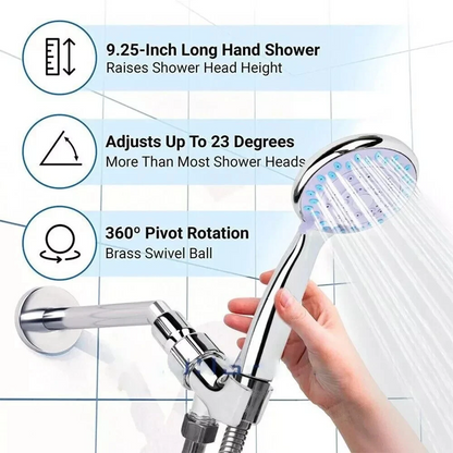 Hand shower set installed in a modern NZ bathroom