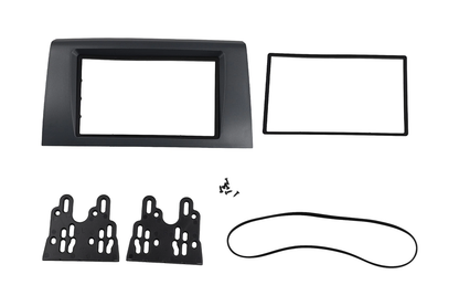 Close up of durable plastic material on stereo fitting kit