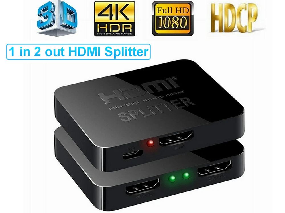 HDMI Splitter 1 in 2 Out