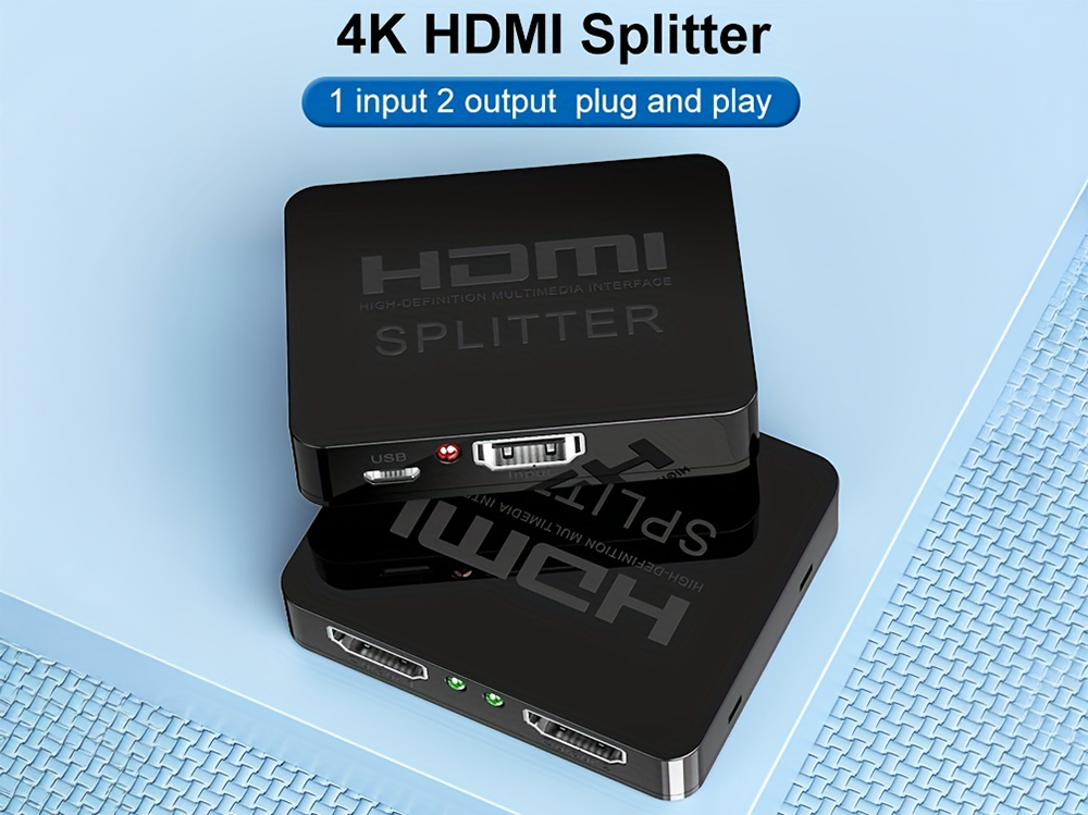 HDMI Splitter 1 in 2 Out