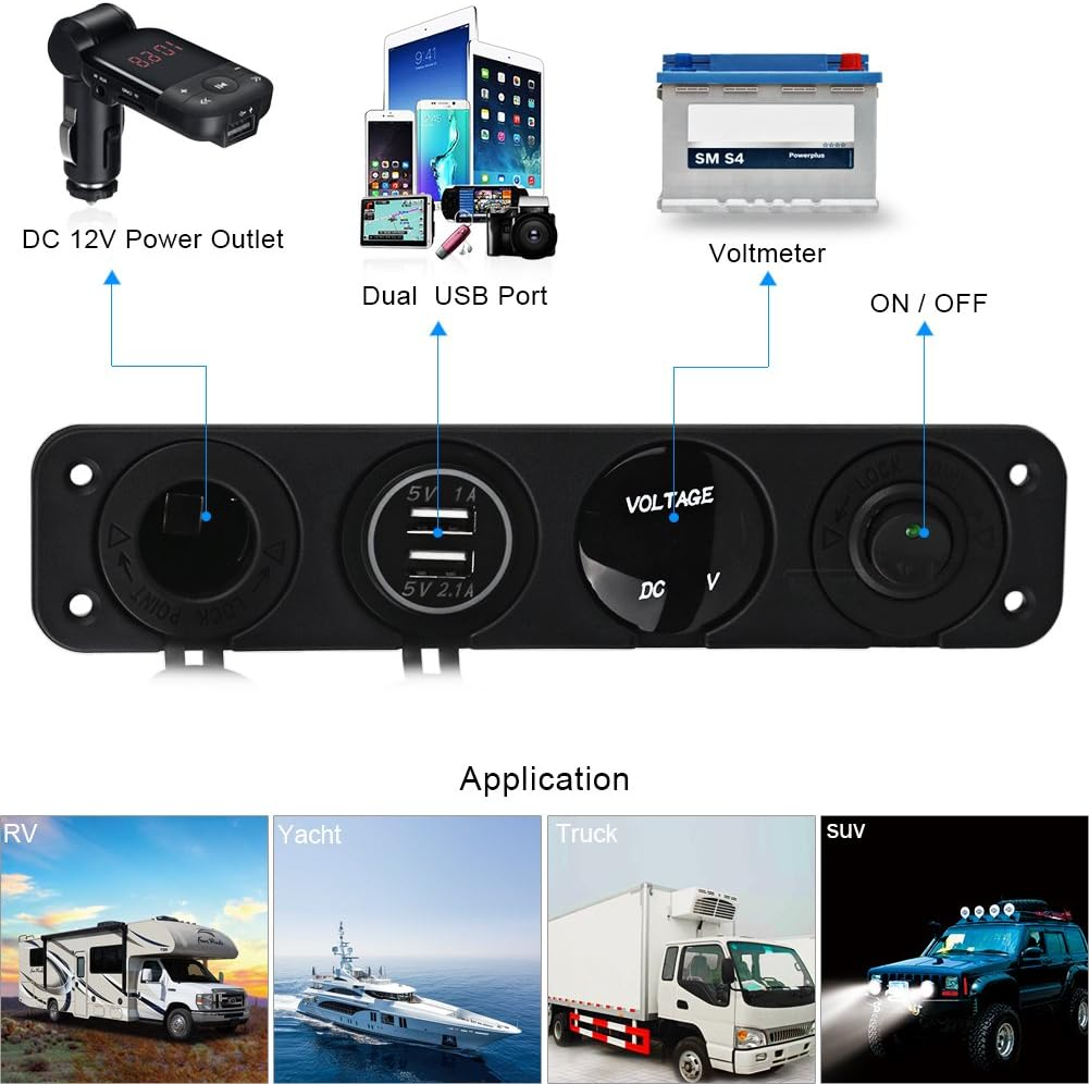 USB Charging Socket 12V/24V