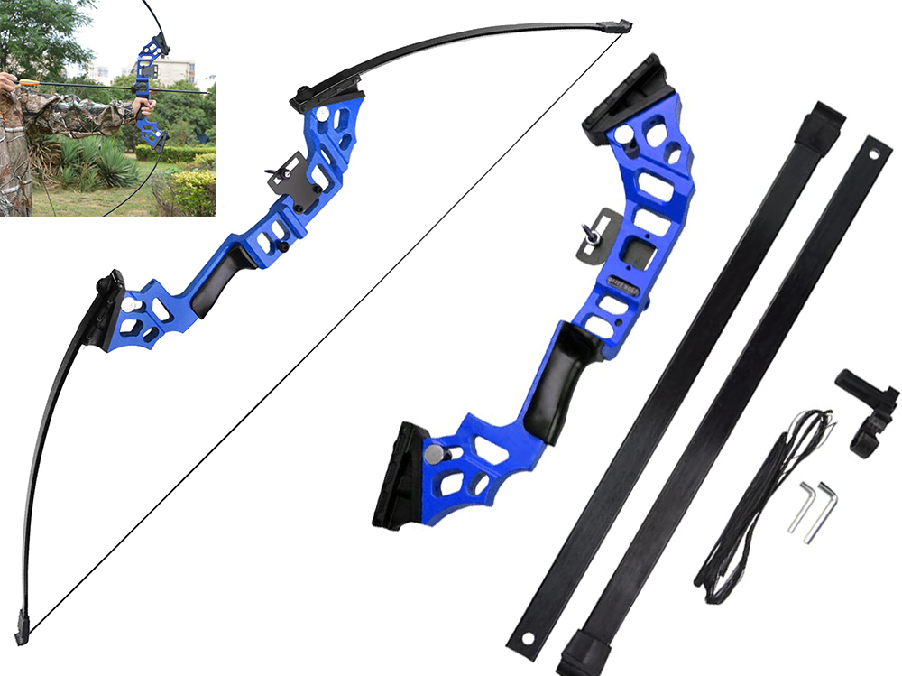 Fiberglass limbs of archery bow for strength and durability