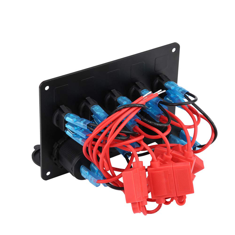 5 Gang Rocker Switch Panel