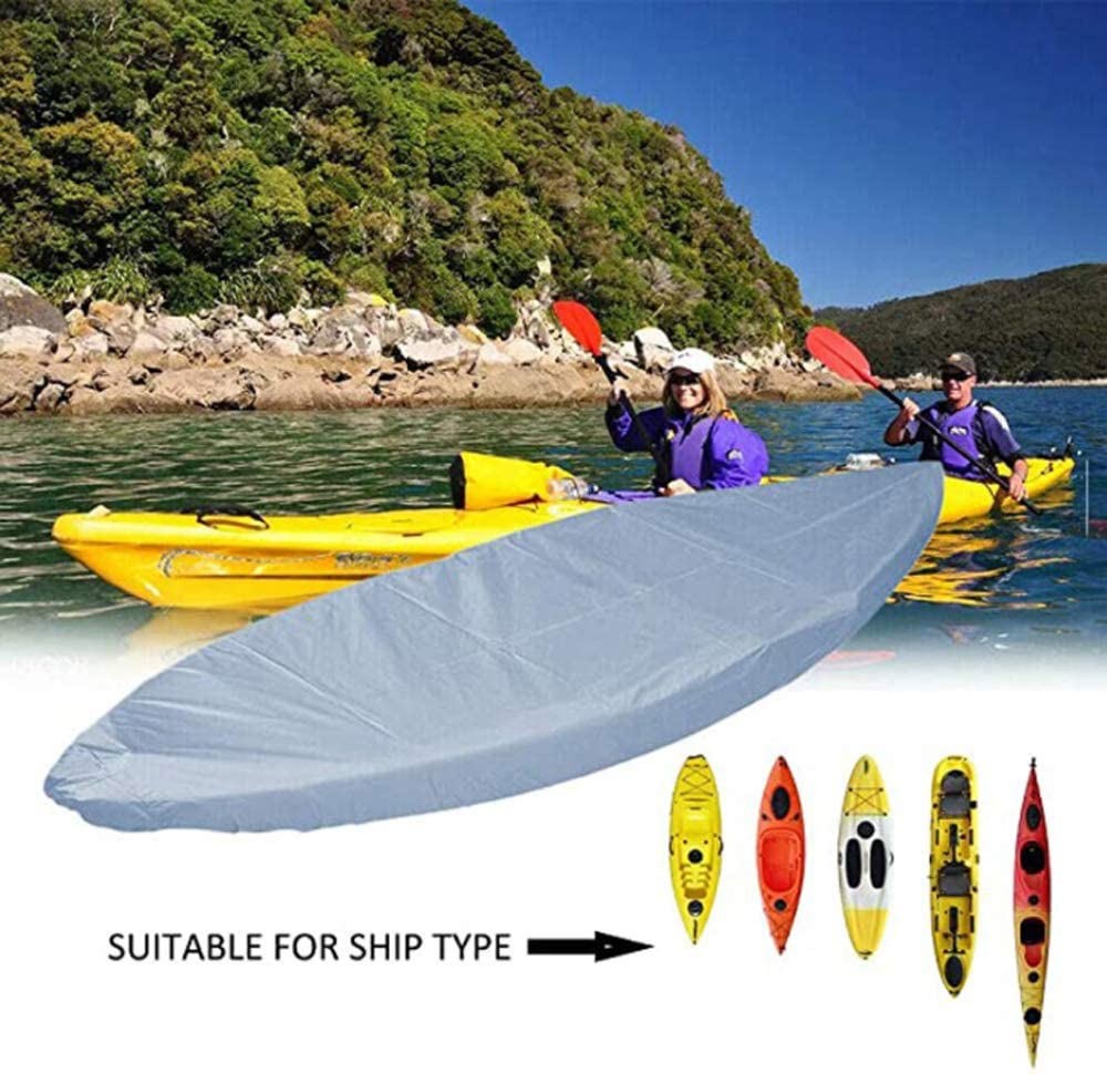 Kayak cover folded showing durable Oxford fabric