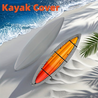 Kayak cover folded showing durable Oxford fabric