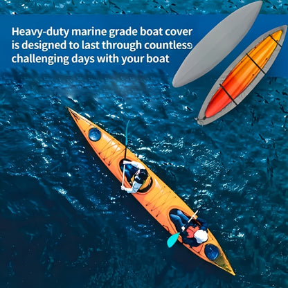 Kayak cover folded showing durable Oxford fabric
