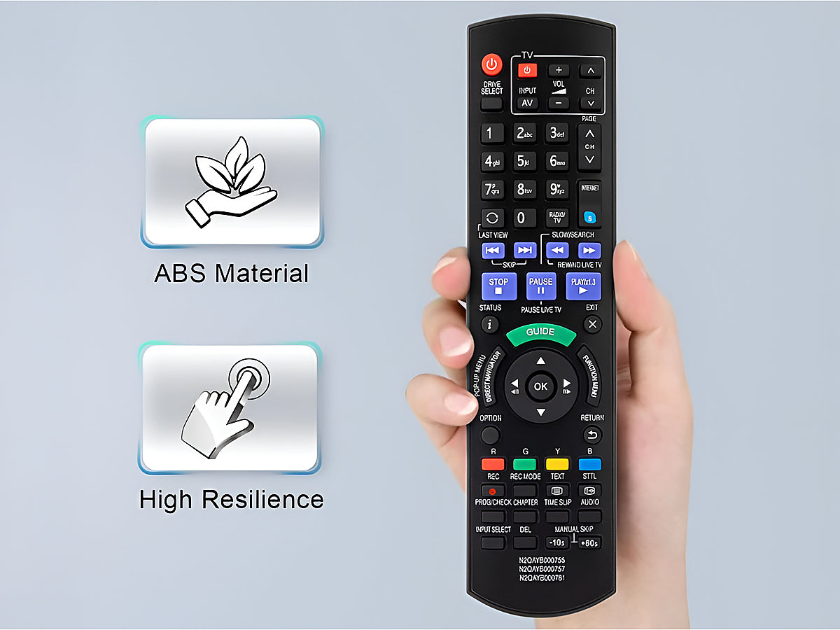 Infrared sensor end of replacement remote for Panasonic Blu-ray disc