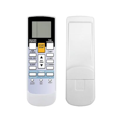 Fujitsu heat pump remote replacement front view showing buttons