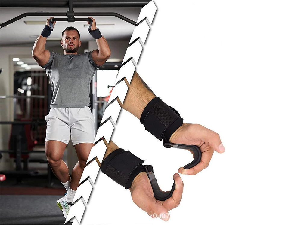 Weight Lifting Power Lifting Hooks - pair