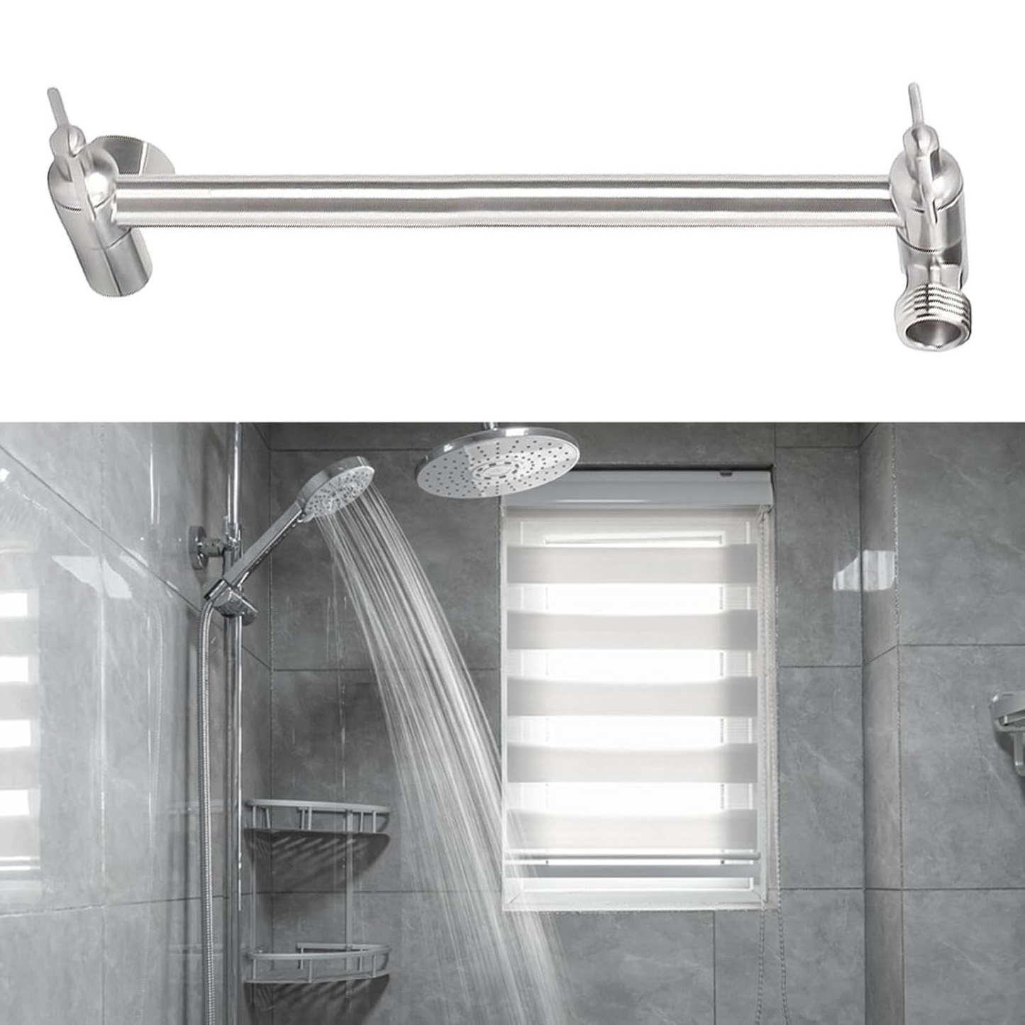Shower Head Extension Arm