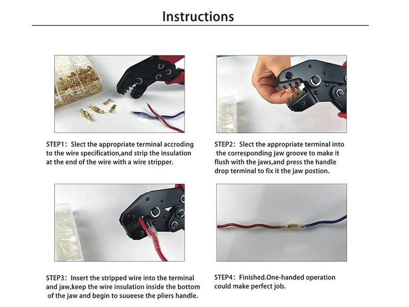 600pcs Crimping Terminal Connectors