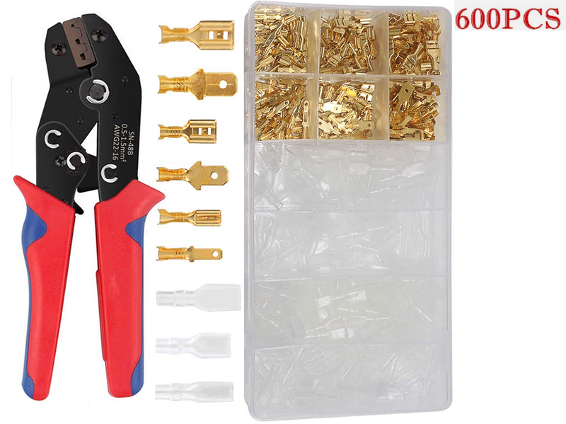 600pcs Crimping Terminal Connectors