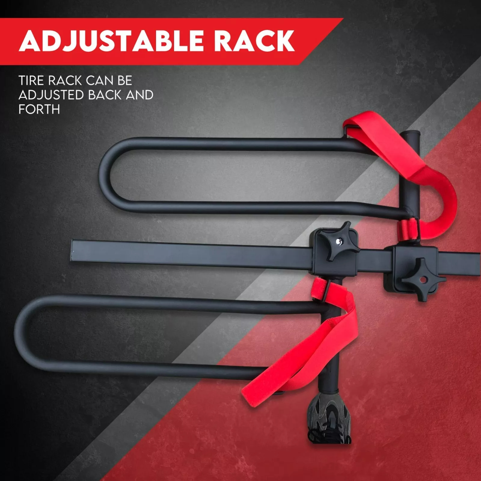 Electric bicycle rack with security locks attached