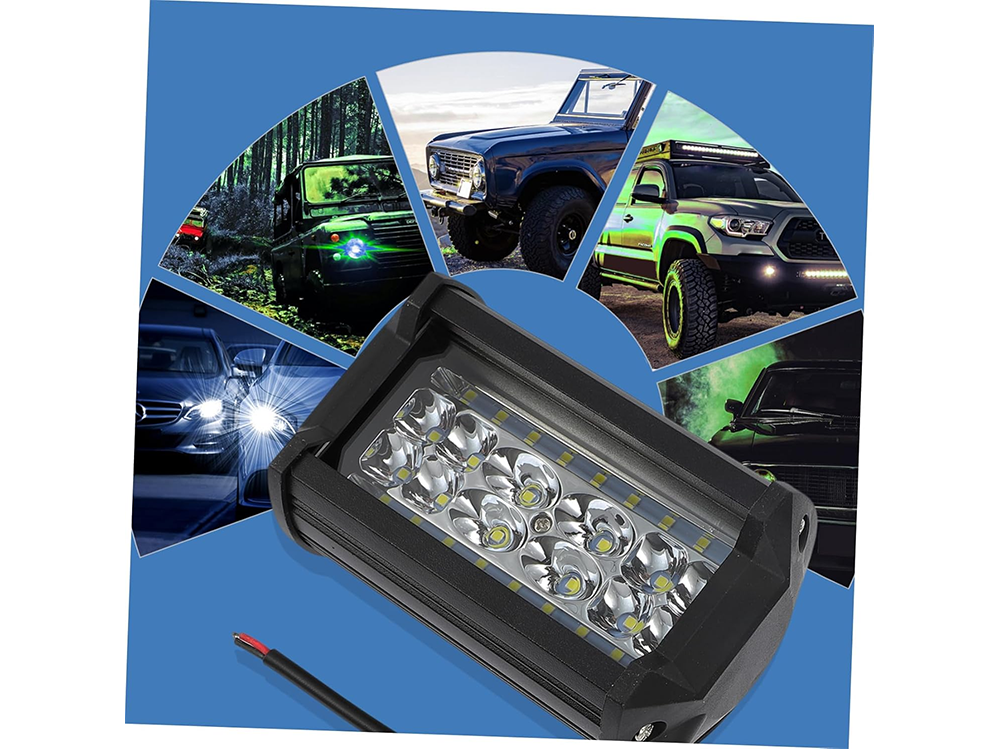 84W LED work light with stainless steel mounting accessories