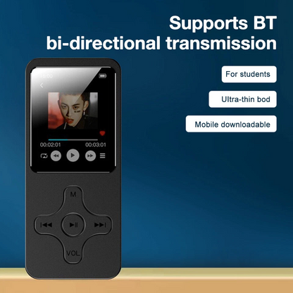 MP3 Player 8GB displaying e-book reading mode