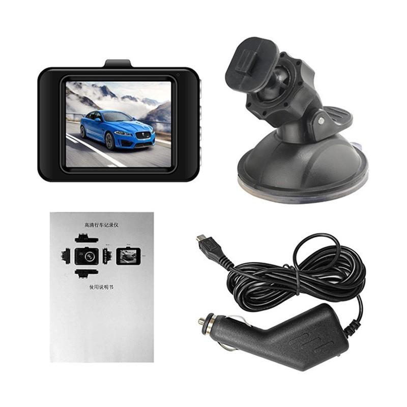 Car dash cam showing loop recording and motion detection