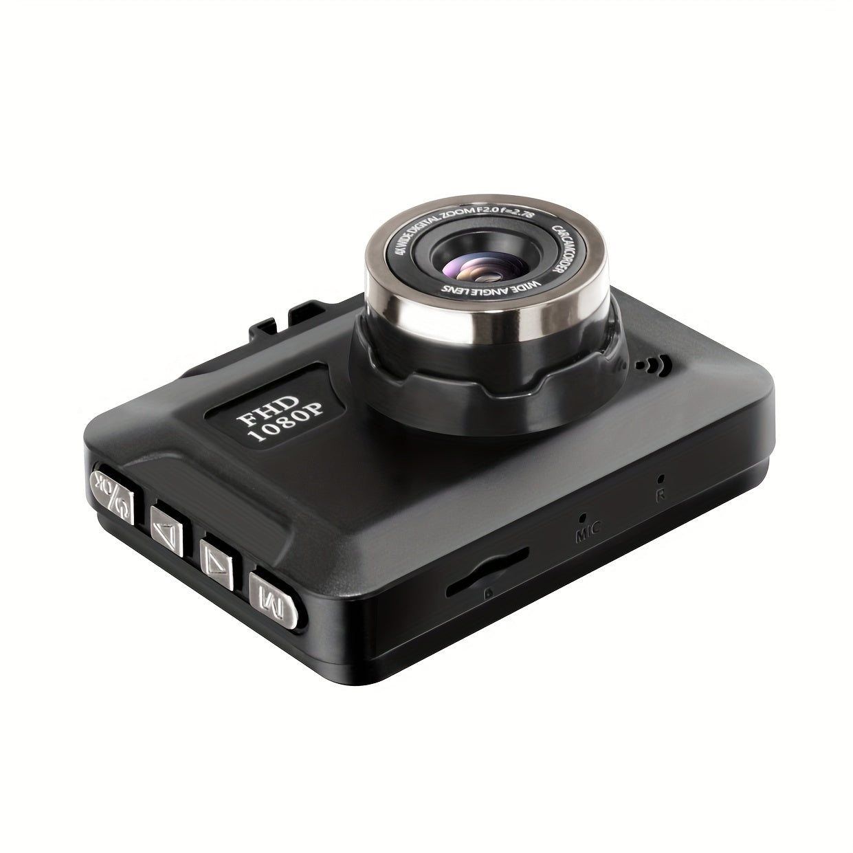 Car dash cam showing loop recording and motion detection