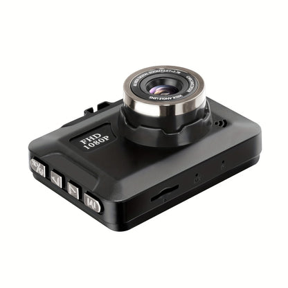 Car dash cam showing loop recording and motion detection
