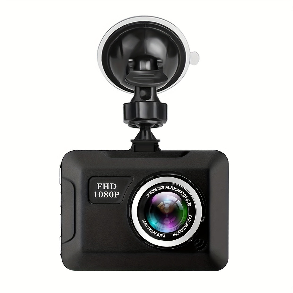 Car dash cam showing loop recording and motion detection